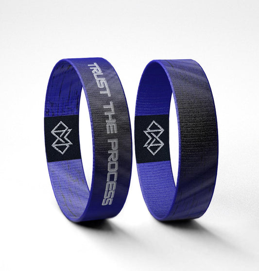 Trust the Process Motivational Wristband | Reversible Inspirational Bracelet | Mental Health Awareness Gift by MoxxieBands