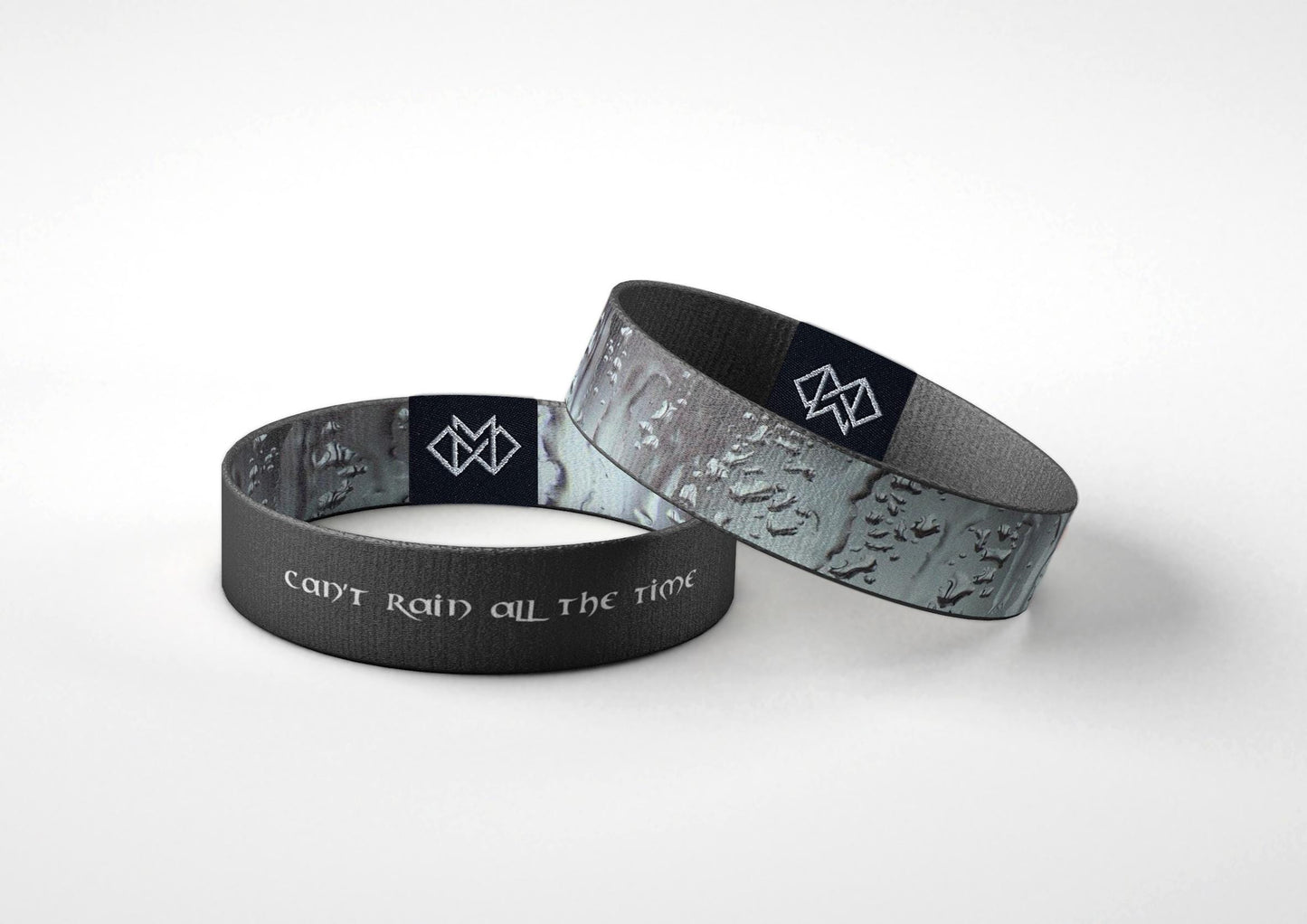 Cant Rain All the Time Motivational Wristband | Reversible Inspirational Bracelet | Mental Health Awareness Gift by MoxxieBands