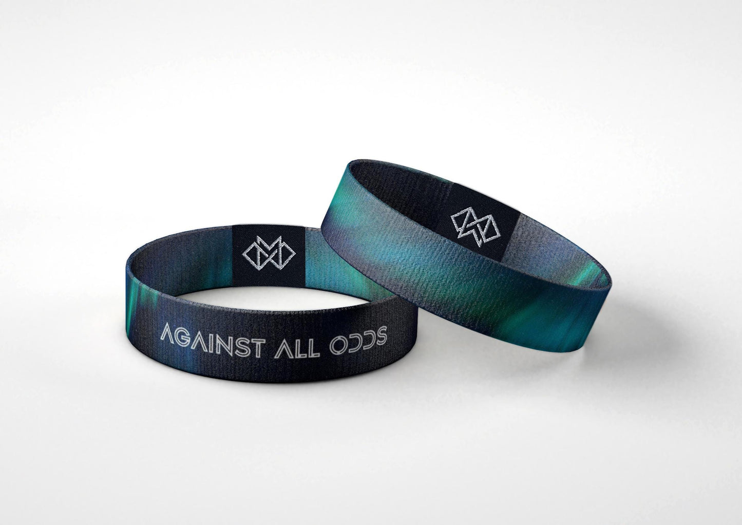 Against All Odds Motivational Wristband | Reversible Inspirational Bracelet | Mental Health Awareness Jewelry Gift for Men or Women