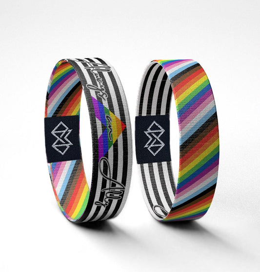 Always an Ally Pride Support Wristband | LGBTQ+ Reversible Bracelet | Equality & Inclusion Inspirational Jewelry Gift